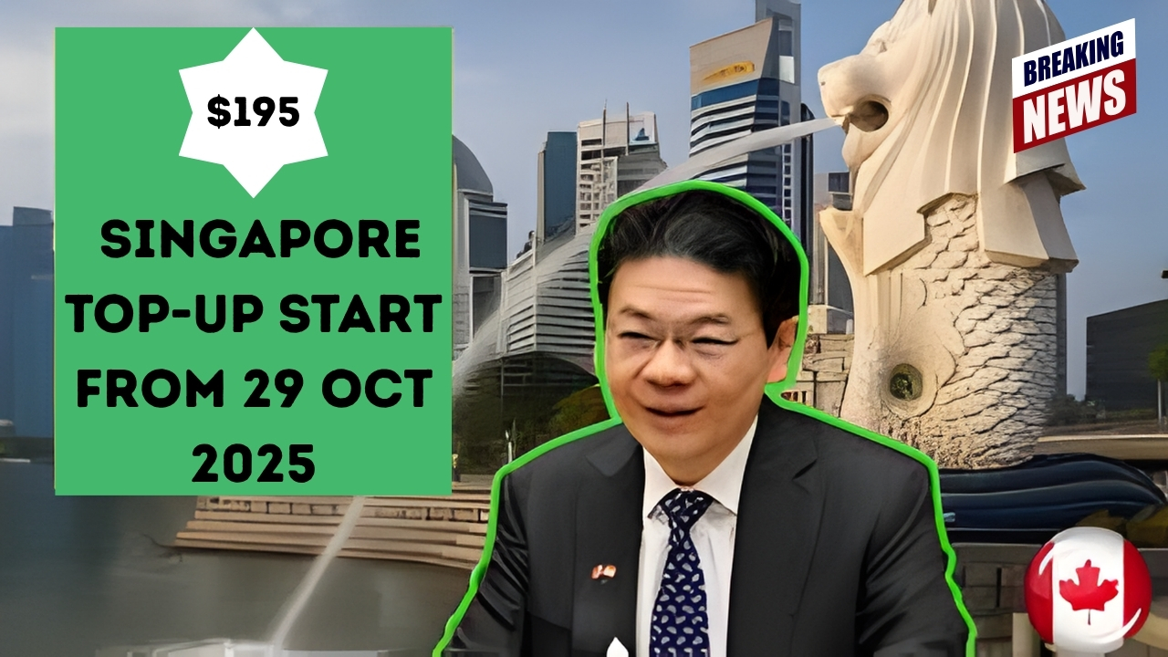 $195 Cost of Living Top-Up 2025 – Singapore Payments Start from 29 Oct, Check Now