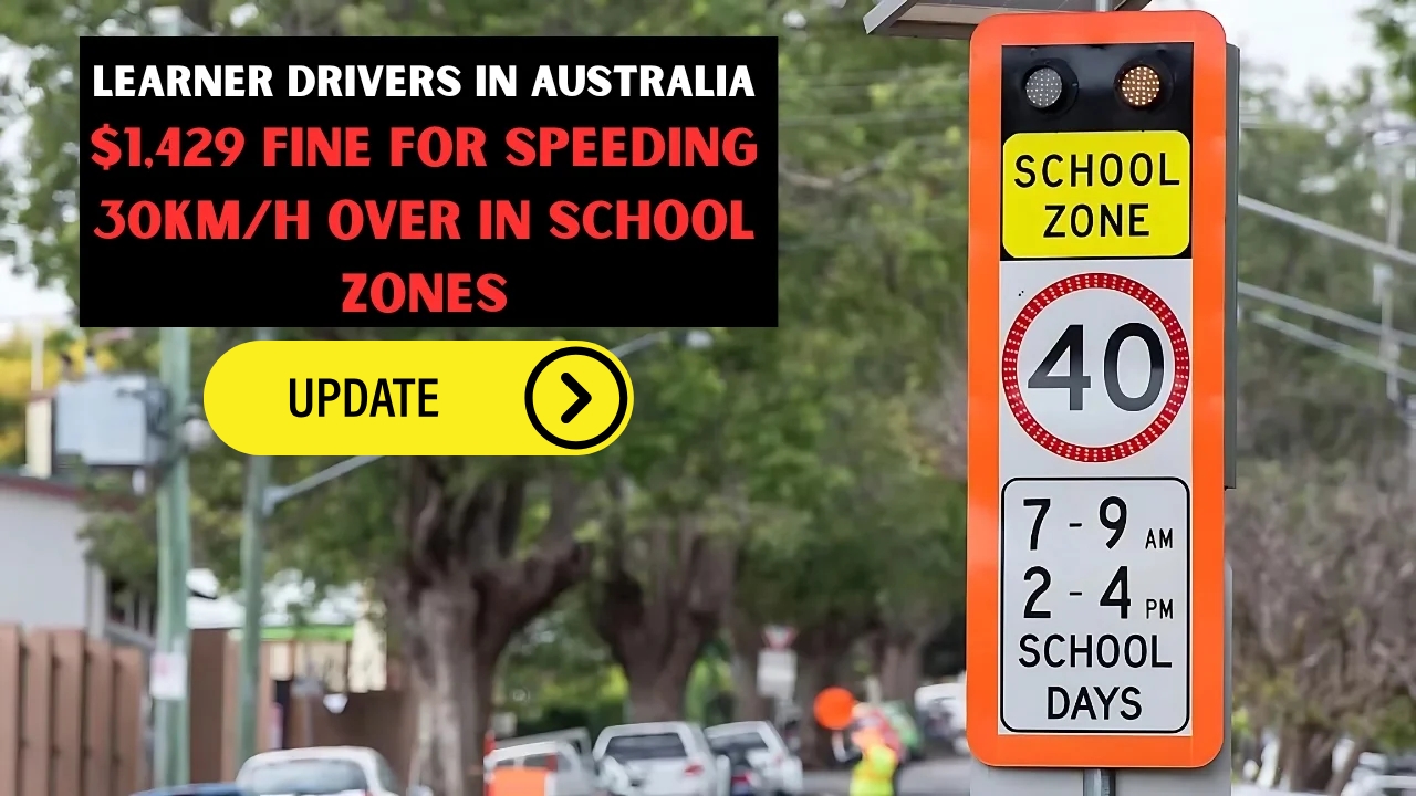 Learner Drivers Face $1,427 Fine in Australia for Exceeding 30km/h in School Areas