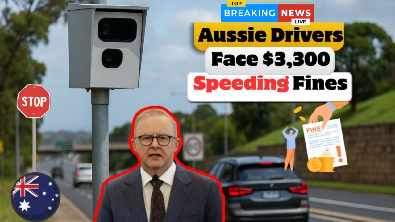 Australia’s $3,300 Speeding Fines & 6 Demerit Points – New Cameras Catch All