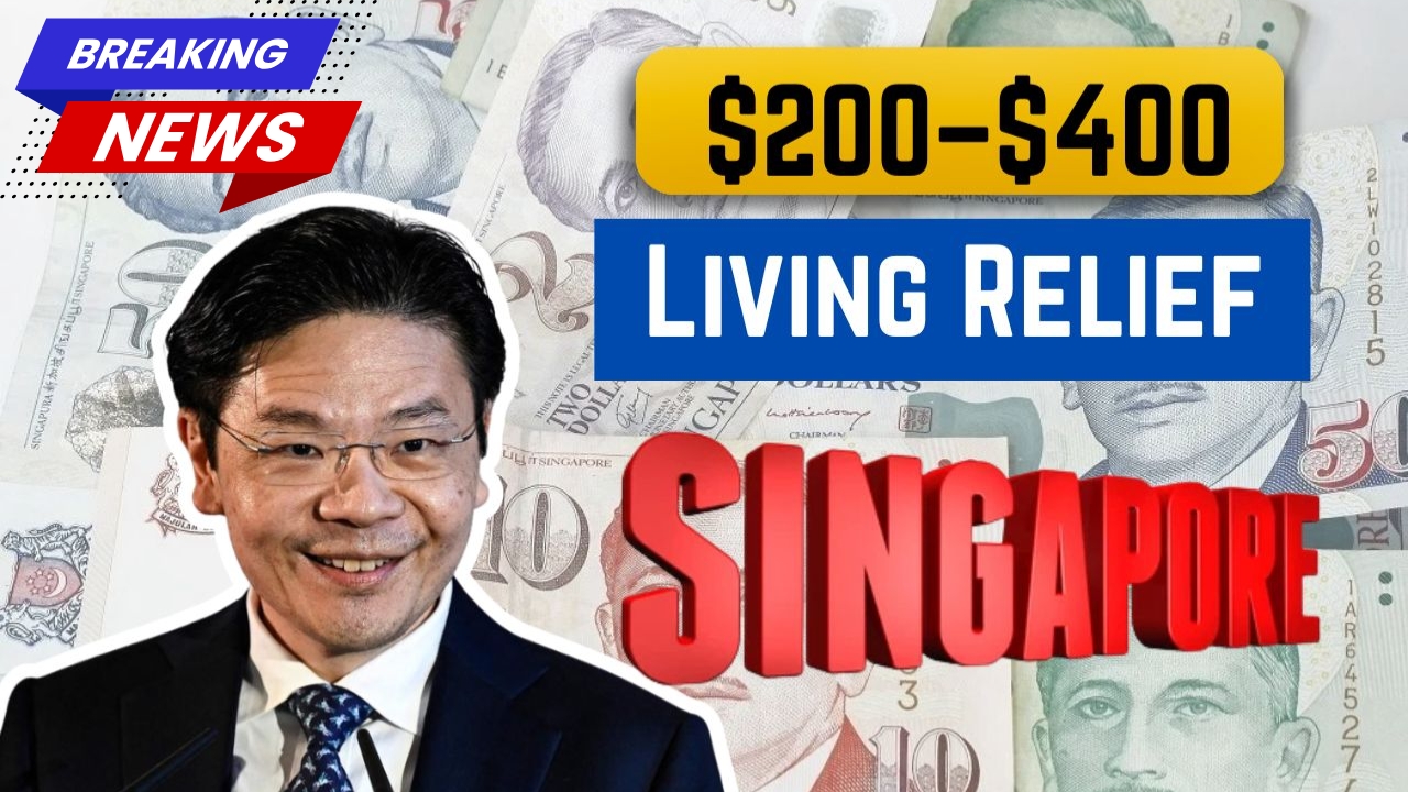 Singapore Confirms $200–$400 Cost of Living Relief 2025 – Apply Before 29 Oct