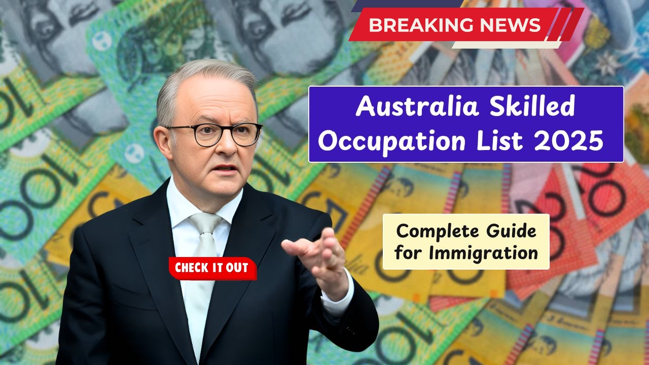 Skilled Occupation List Australia 2025 – Updated Jobs Eligible for PR and Work Visas