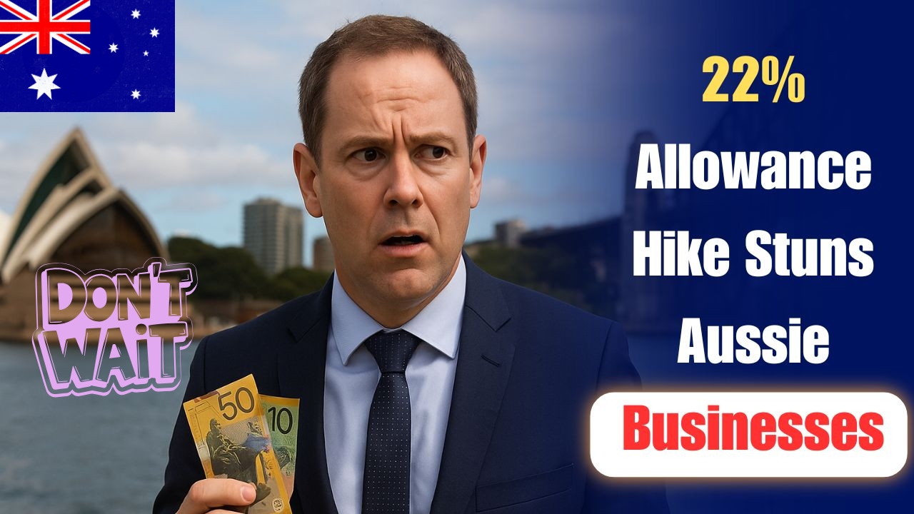 Government Confirms 22% Allowance Hike – Aussie Businesses Shocked by Decision