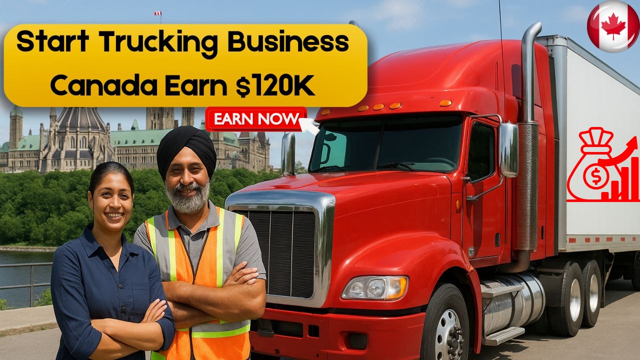 Canada Trucking Business 2025 – Start Your Own Company & Earn Over $120,000/Year