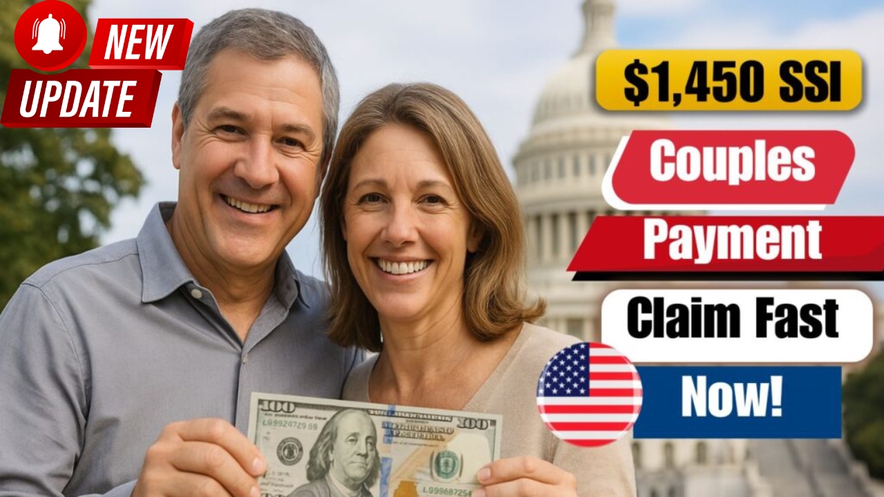 $1,450 SSI Payment for Couples 2025 – How to Apply & Get Direct Deposit Fast