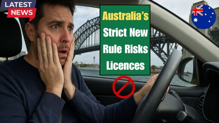 Licence Cancellation Fear: Australia to Enforce Strict New Driving Rules in 2025