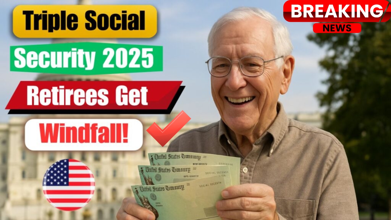 Triple Social Security Payments in October – Retirees Celebrate Early Extra Checks