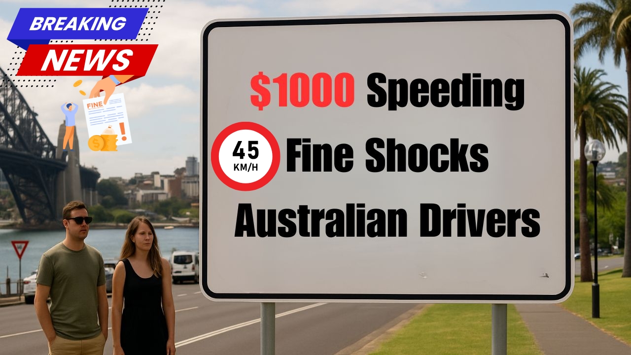$1,000 Speeding Fine Alert: Exceeding 45km/h Now a Major Offence Across Australia