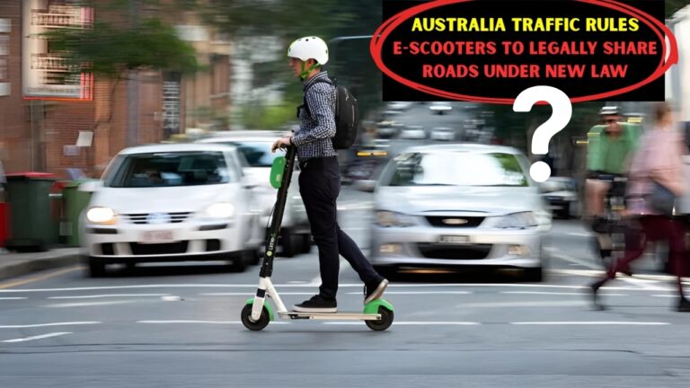 Big Change in Road Laws Australia Allows E-Scooters to Share Roads Safely