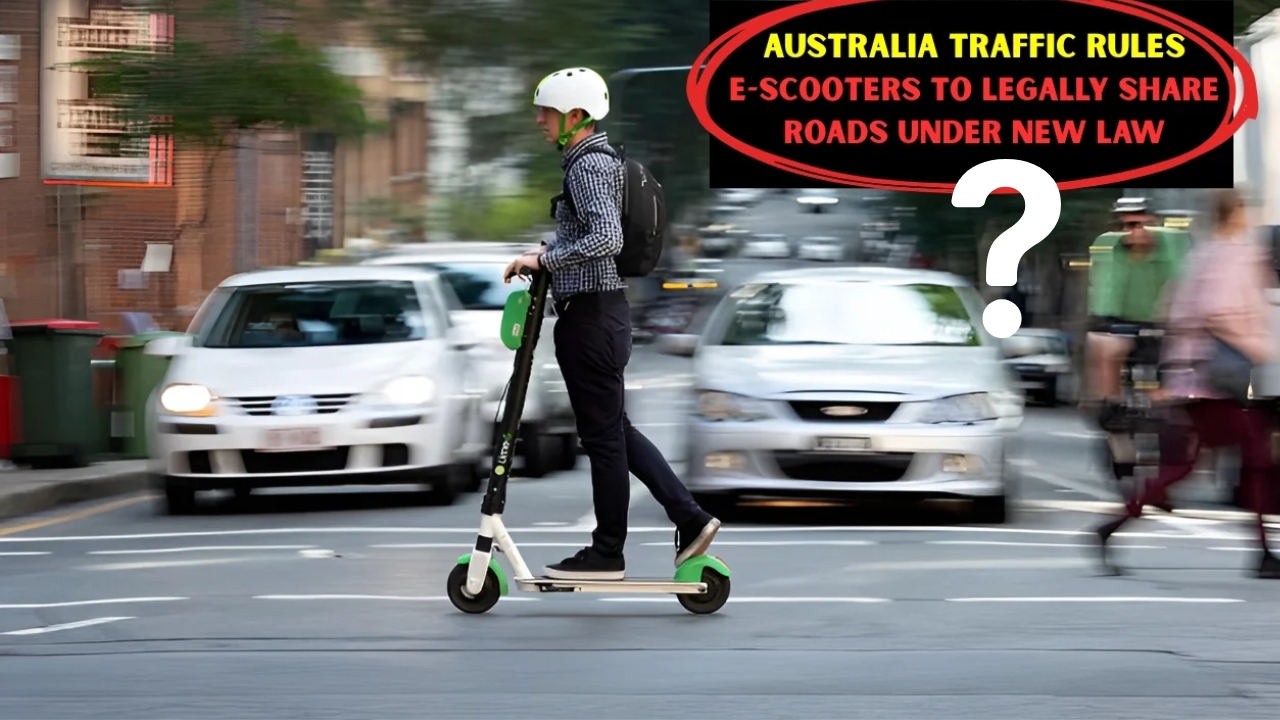 Big Change in Road Laws Australia Allows E-Scooters to Share Roads Safely