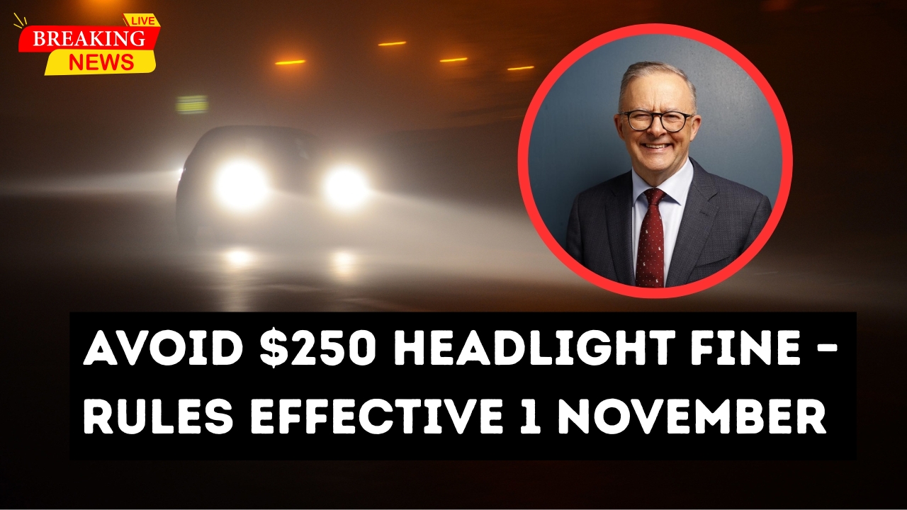 Driving in Australia? Avoid $250 Headlight Fine – Rules Effective 1 November