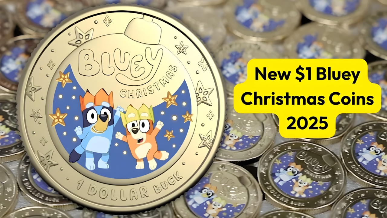 New $1 Bluey Christmas Coins 2025 Released –
