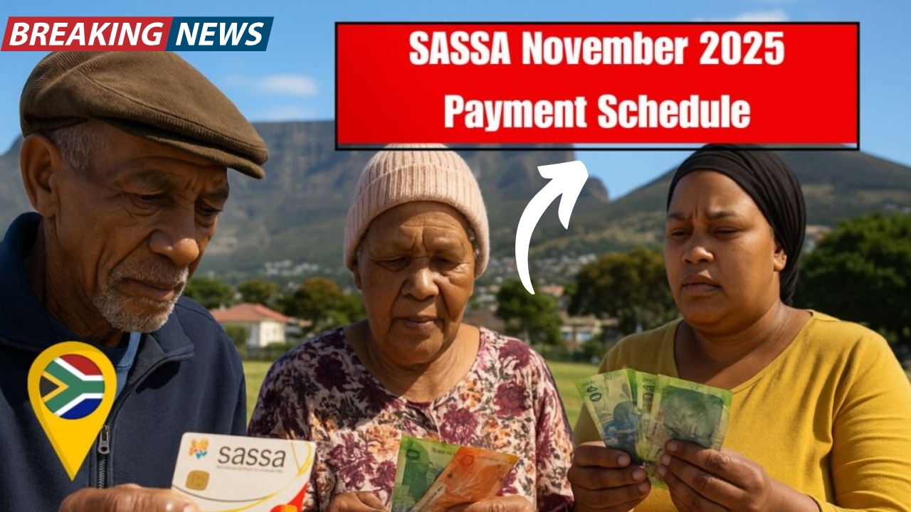 SASSA Confirms November 2025 Grant Dates – Check Payment Amounts and Eligibility