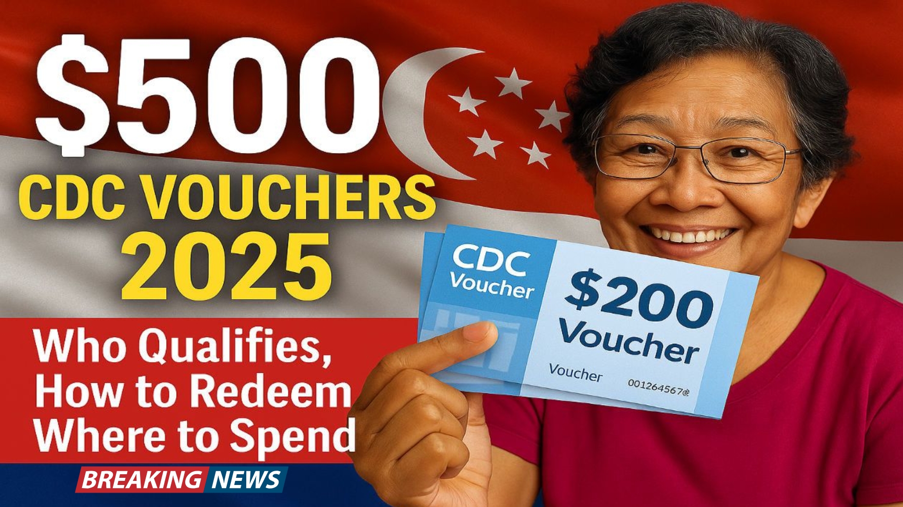 Singapore $500 CDC Vouchers 2025
