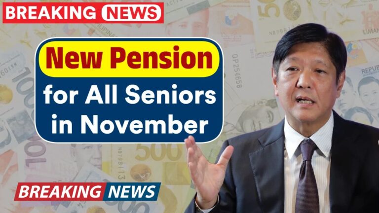 New Senior Pension in November 2025